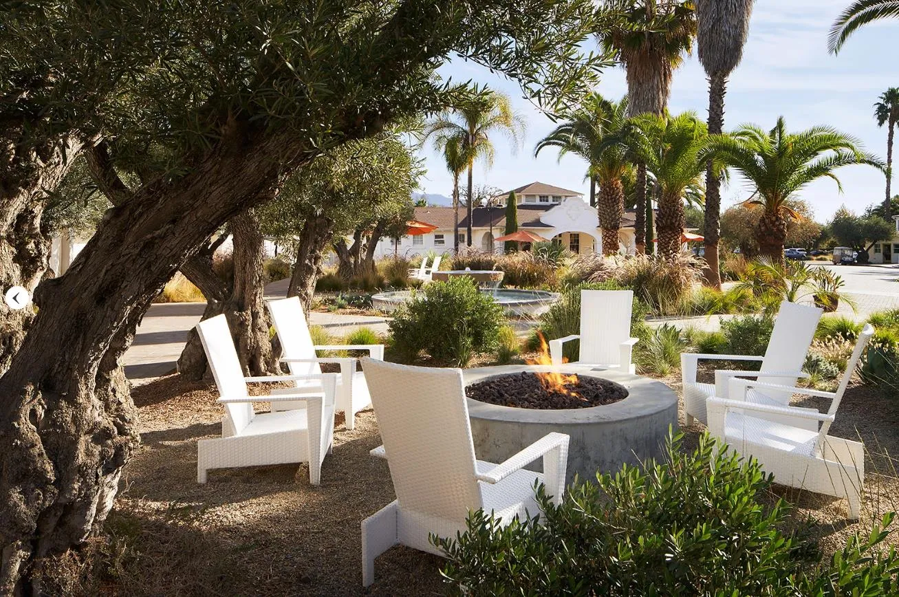 Indian Springs spa fire pit